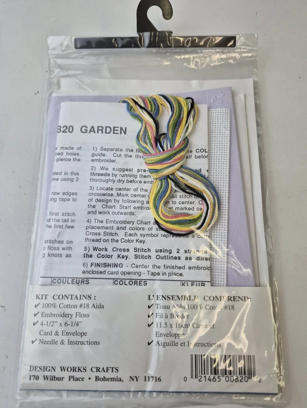 Design Works Crafts #820 Cross Stitch Greetings “God’s Heart in a Garden” Kit